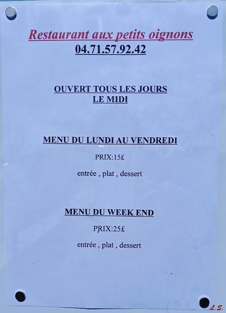 Aux petits oignons - Menu Image 2